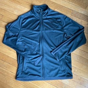 [Nike] Gray Lightweight Polyester Zip Up Jacket